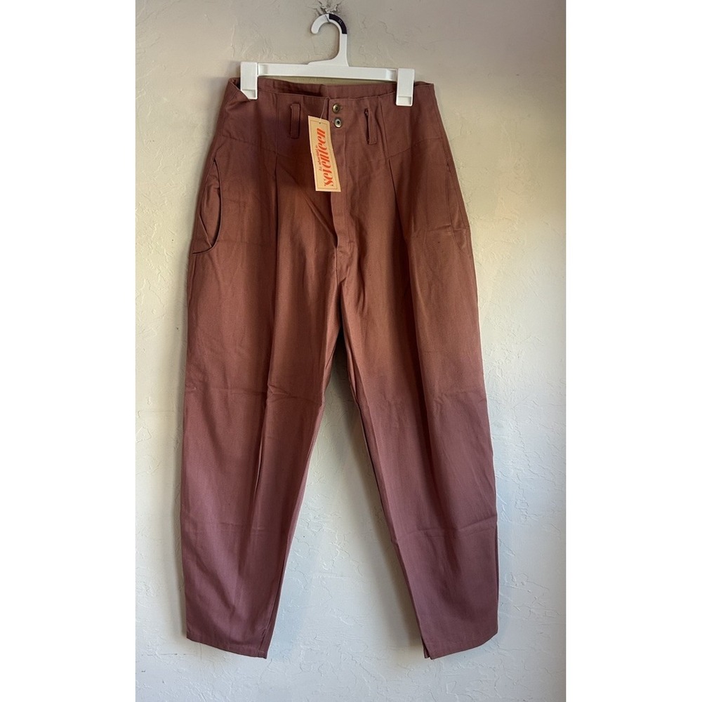 Vintage 80s IVY Baggy Barrel Leg Tapered Pants NWT 13 Retro Streetwear New Wave‎